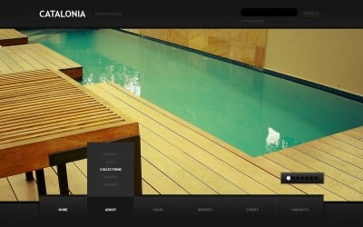 Kostenlose Website-Vorlage für Außendesign