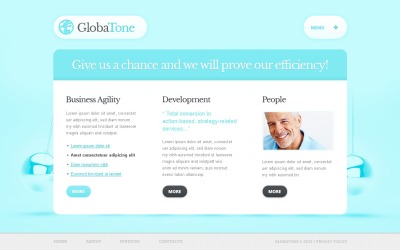 Kostenlose Website-Vorlage für Finanzberater