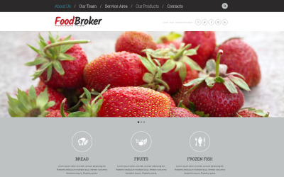 Kostenloses Responsive Website-Theme für Essen &amp;amp; Trinken