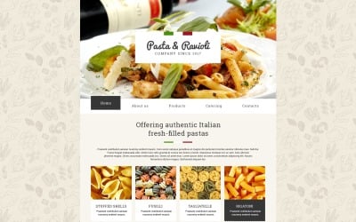 Modello di sito Web reattivo gratuito per negozio di alimentari