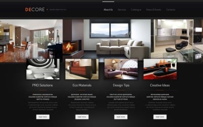 Diseño de sitio web adaptable de muebles gratis