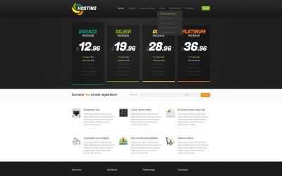 Free Hosting Provider Website Theme