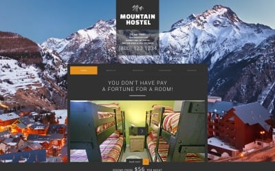 Modèle de site Web réactif pour hôtels gratuit
