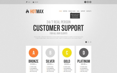 Tema del sito Web di hosting gratuito