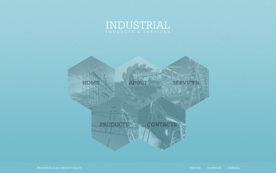 Thème de site Web industriel gratuit