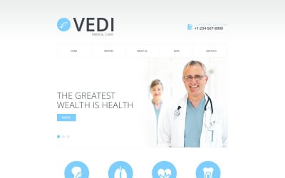 Free Medical Website Theme