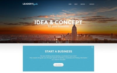 Free Merchant Services Website Template