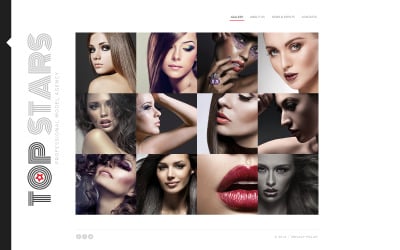 Free Model Firm Website Template