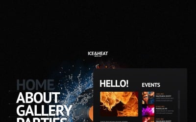 Free Night Club Website Design Template