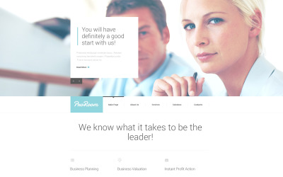 Free Outsourcing Company Responsive Website Free Template