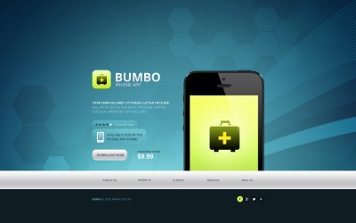 Kostenlose Website-Vorlage für Softwareunternehmen