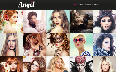Tema de design de site de modelagem grátis