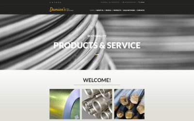 Free Steelworks Responsive Website Template