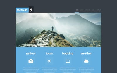Free Traveling Agency Responsive Website Template