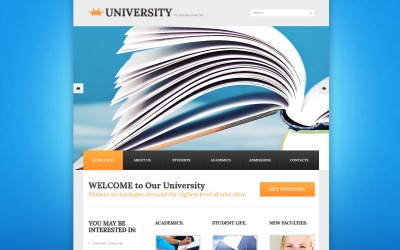 Gratis mall för institutionens webbplats
