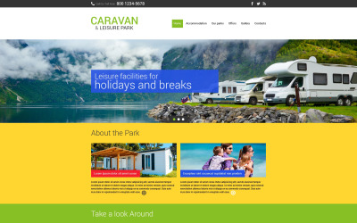 Kostenlose Responsive Website-Vorlage für das Sommercamp