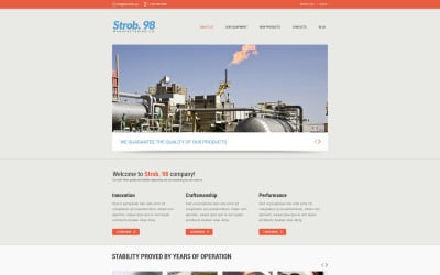 免费 Steelworks 响应式网站设计