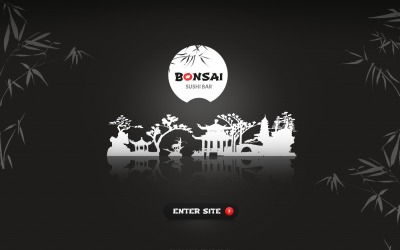 Návrh webových stránek sushi baru zdarma