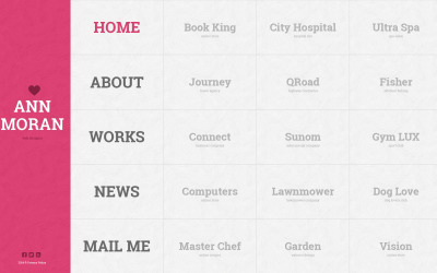 Tema de sitio web de diseño web gratuito
