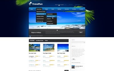 Tema gratuito para sitio web de agencias de viajes