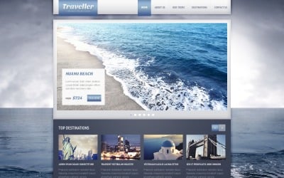 Thème de conception de site Web d&amp;#39;agence de voyage gratuit