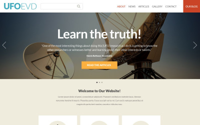 Ücretsiz Alien Duyarlı Web Sitesi Şablonu