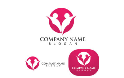 Adoption et famille Logo Vector V2