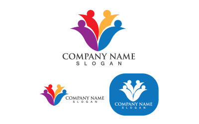 Adozione e famiglia Logo Vector V9