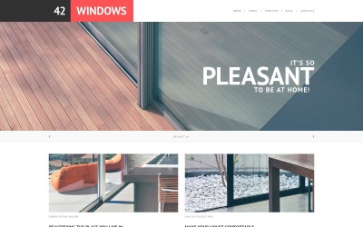 Gratis mall för fönsterwebbplats