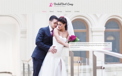Gratis sjabloon voor bruiloftswebsites