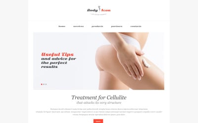 Kostenlose Website-Vorlage zum Abnehmen