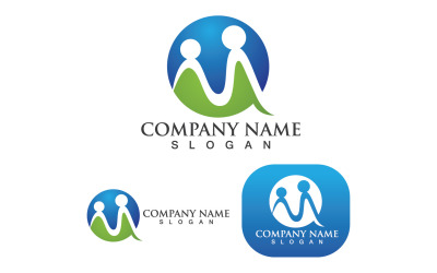 M Logo e simbolo Vector Logo Business V6