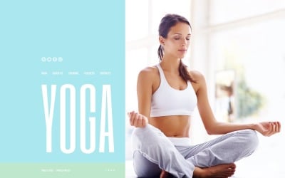 Modèle de site Web de yoga gratuit