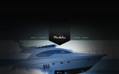 Modelo de Site de Iate Grátis