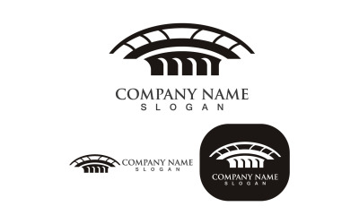 Bridge Logo Mall Vector Design V3