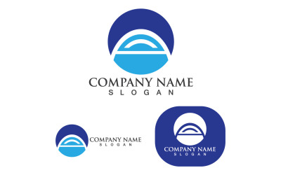 Bridge Logo Mall Vector Design V8