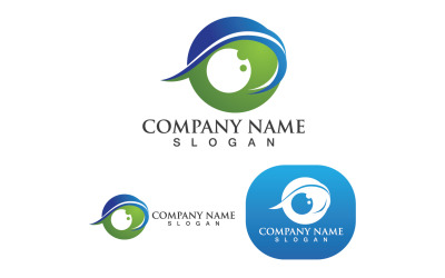 Eye Care Logo Template Vector V4