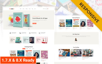 Bookmart – адаптивна тема Prestashop для книжкового магазину преміум-класу