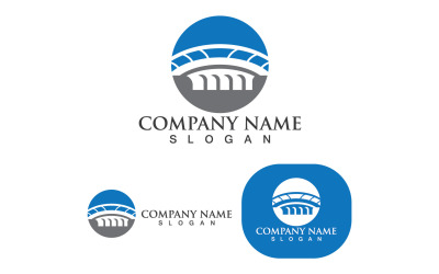 Bridge Logo Mall Vector Design V11