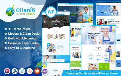 Clianio - Cleaning Services WordPress Theme