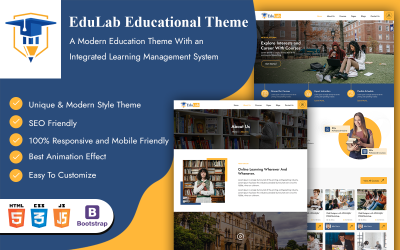 EduLab Educational HTML-mall