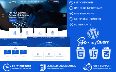 Webing - ІТ-рішення та бізнес-послуги Тема WordPress