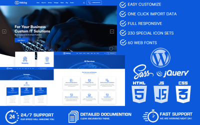 Webing - WordPress-Theme für IT-Lösungen und Unternehmensdienste