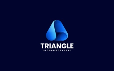 Dreieck Farbverlauf Logo