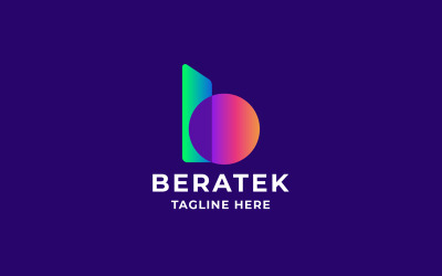 Professionell bokstav B Beratek Logotyp
