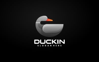Duck Gradient Color Logo Template