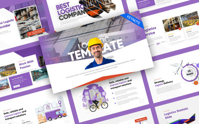 Logistica Logistic Modern Keynote Шаблон