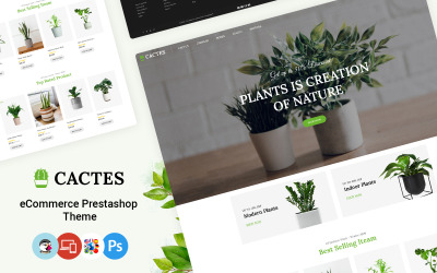 Cactus - Garten und Pflanzen PrestaShop-Design