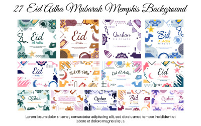 27 Eid Adha Mubarak Memphis-Hintergrund