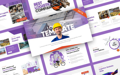 Logistica Logistic Moderní PowerPoint šablony